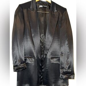 Zara Satin Blazer